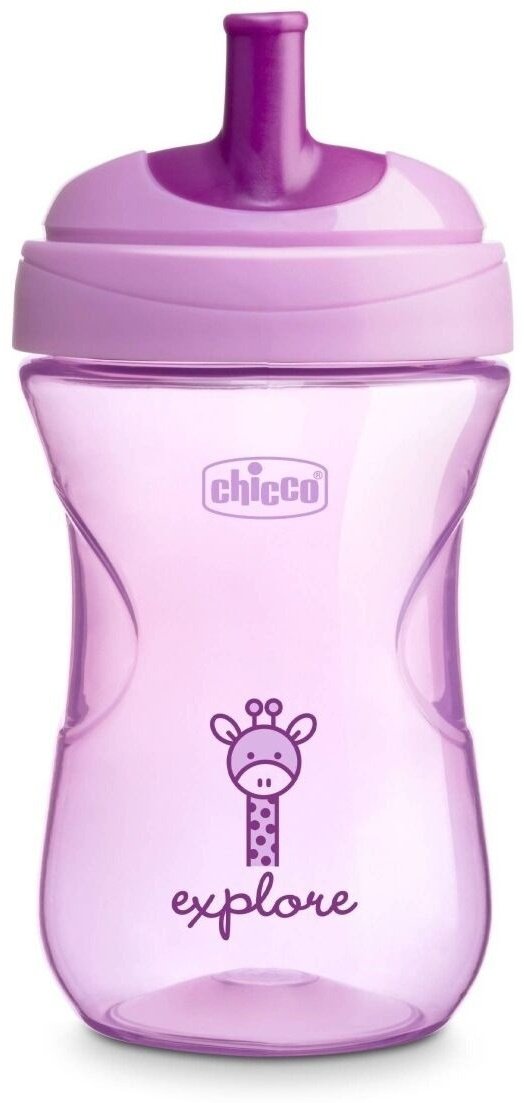 Поильник-непроливайка Chicco Advanced Cup 00006941120180, 266 мл, силикон