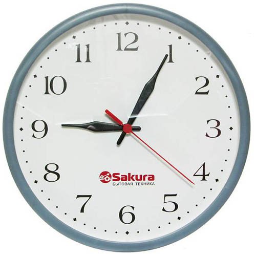 Часы кварцевые SAKURA 2Б5, пластик