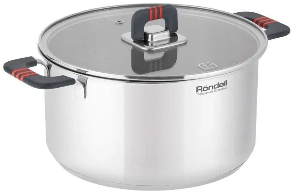 Кастрюля 5.2 л, Rondell RDS-1638 нержавеющая сталь купить,NaN