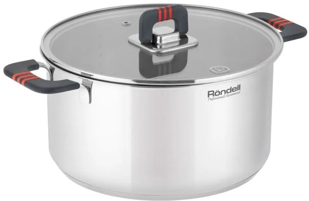 Кастрюля 5.2 л, Rondell RDS-1638 нержавеющая сталь купить,NaN