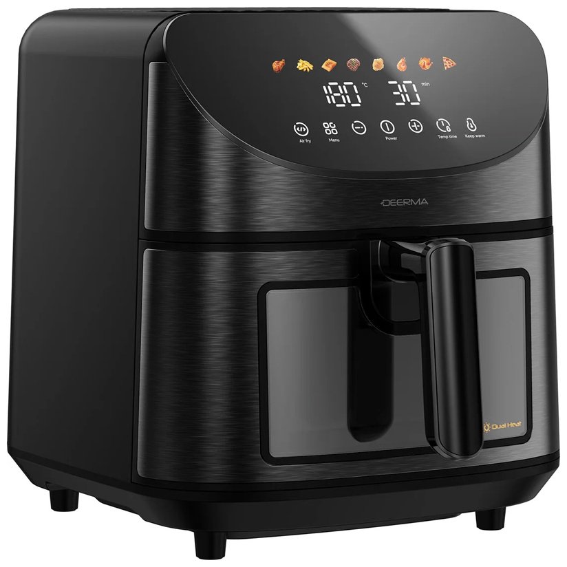 Аэрогриль Deerma Air Fryer DEM-KZ150W черный