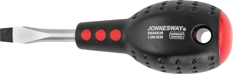 Отвертка шлицевая 6,5 х 38 мм JONNESWAY D04S638 