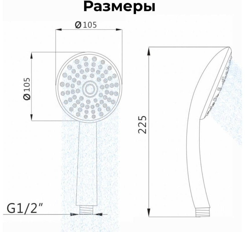 AV Engineering лейка для душа AVSSS-021 купить,NaN
