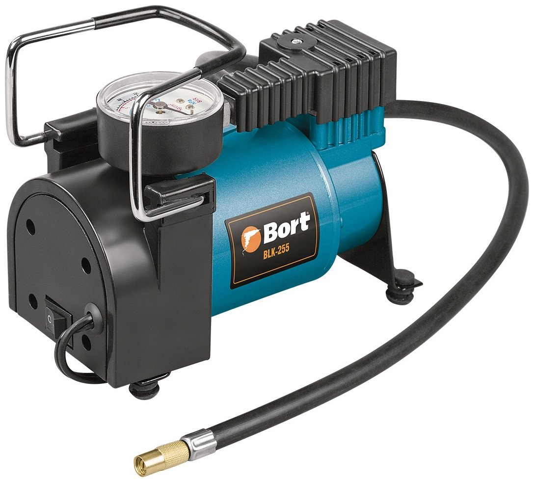 Автокомпрессор Bort поршневый BLK-255