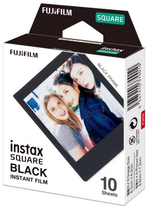 Фотопленка Fujifilm Instax Square Black 10 шт купить,NaN