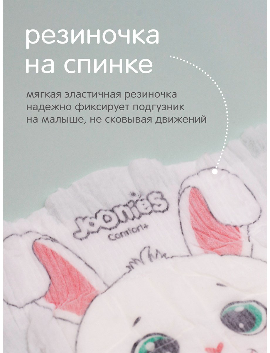 Подгузники Joonies Comfort+ M, 58 шт купить,NaN