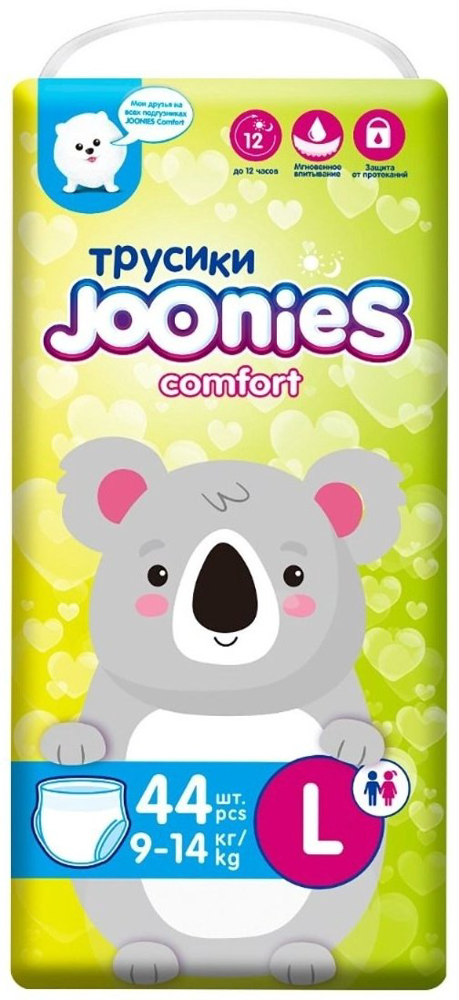 Подгузники-трусики Joonies L, 44 шт купить,NaN