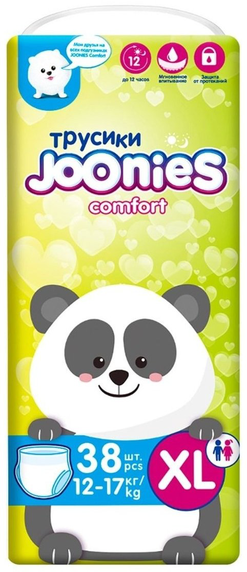 Подгузники-трусики Joonies XL, 38 шт купить,NaN