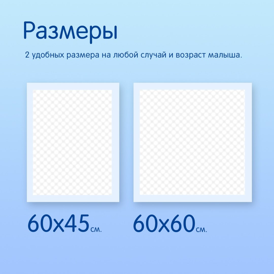 Пеленка одноразовая Joonies 1443667, 10 шт, 45x60 см купить,NaN