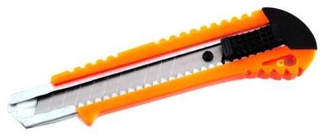 Канцелярский нож ВИХРЬ 7310102 черный, оранжевый - ForteMarket Канцелярский нож ВИХРЬ 7310102 черный, оранжевый купить,0
