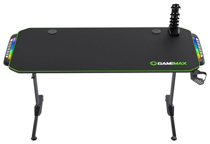 Стол компьютерный Game Max D140 Carbon RGB, 140х60x77 см, черный купить,NaN