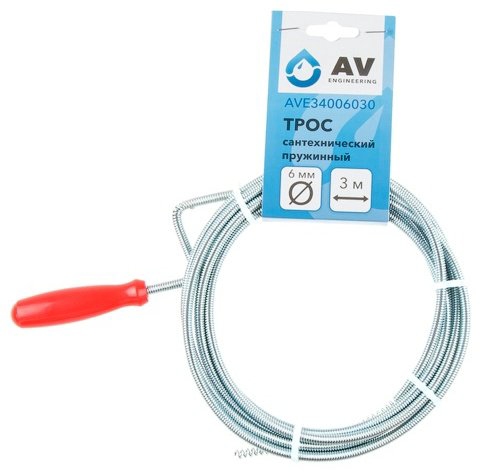AV Engineering трос сантехнический AVE34006030 300 см купить,NaN