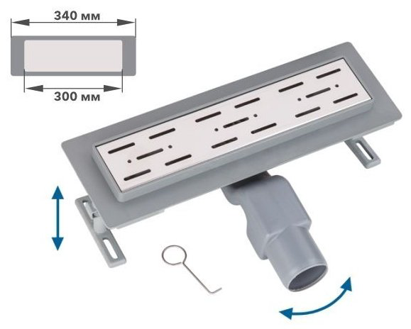 AV Engineering трап AVE5016530 (34х6.5 см) купить,NaN