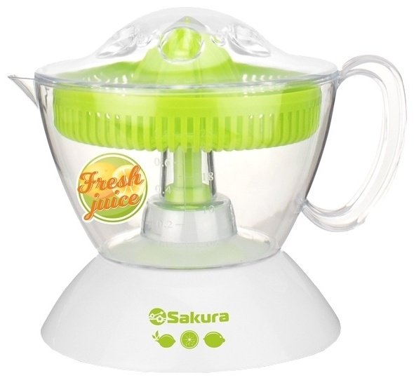Соковыжималка Sakura SA-6509GR белый, зеленый