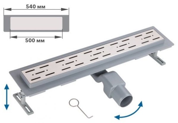AV Engineering трап AVE5016550 (6.5х50 см) купить,0
