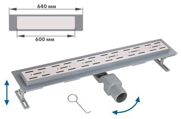 AV Engineering трап AVE5016560 (6.5х60 см) - ForteMarket AV Engineering трап AVE5016560 (6.5х60 см) купить,0