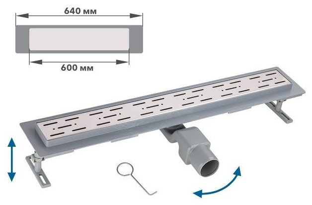 AV Engineering трап AVE5016560 (6.5х60 см) купить,NaN