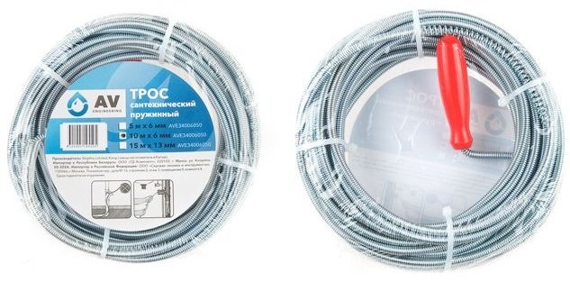 AV Engineering трос сантехнический AVE34006100 1000 см - ForteMarket AV Engineering трос сантехнический AVE34006100 1000 см купить,0