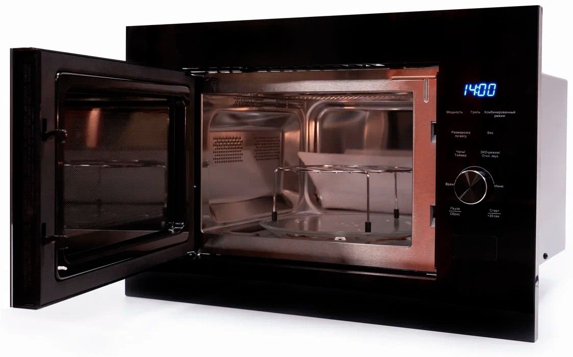 Микроволновая печь HAUSLER HLS-BI-25LD9A8B черный купить,NaN