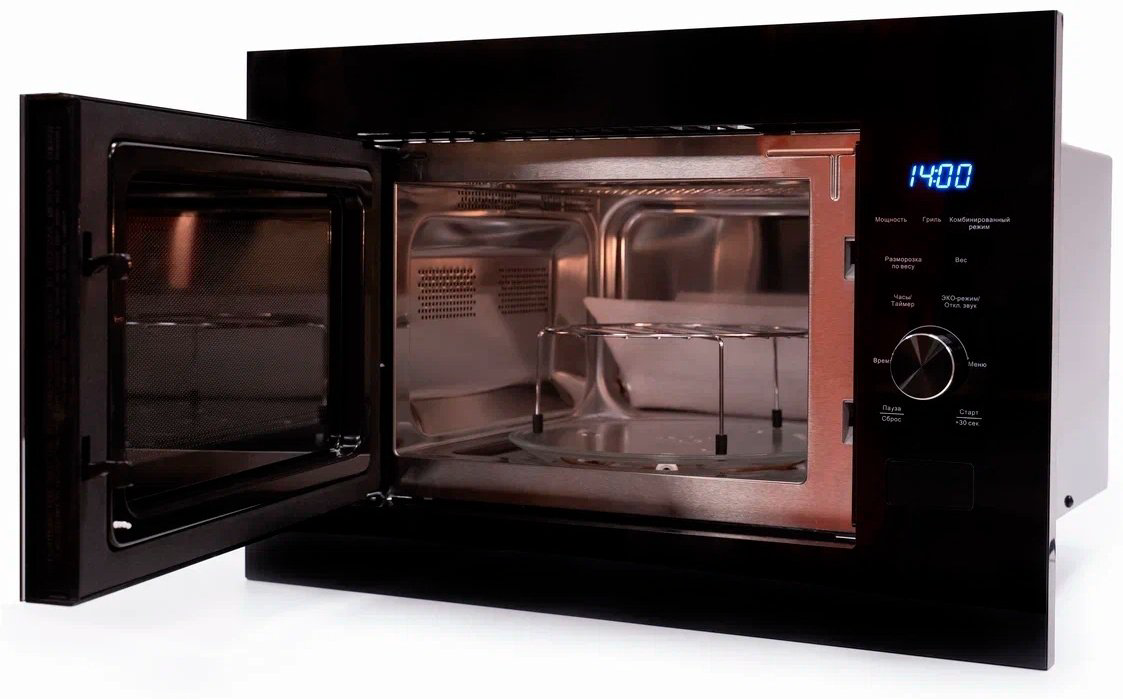 Микроволновая печь HAUSLER HLS-BI-25LD9A8B черный купить,NaN