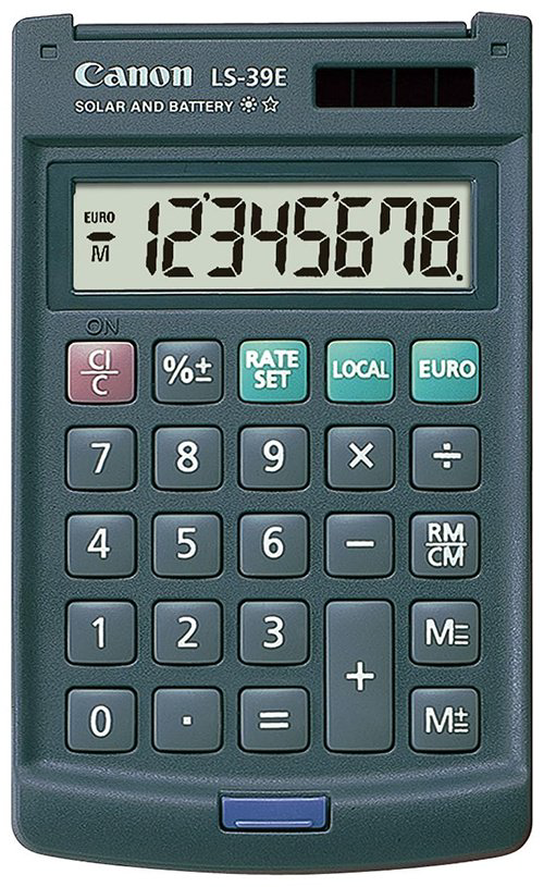 Canon LS-39E DBL, 4046A014A, 8-разрядный, серый