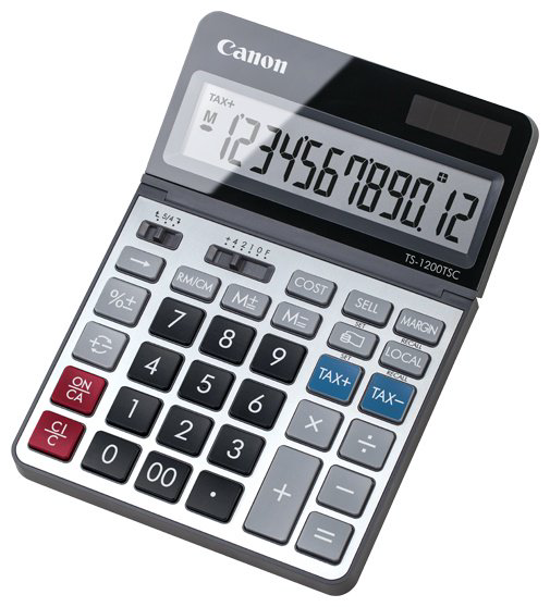 Canon TS-1200TSC, 2468C002AC, 12-разрядный, черный, серебряный