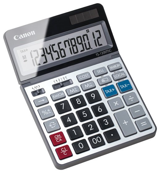 Canon TS-1200TSC, 2468C002AC, 12-разрядный, черный, серебряный купить,NaN