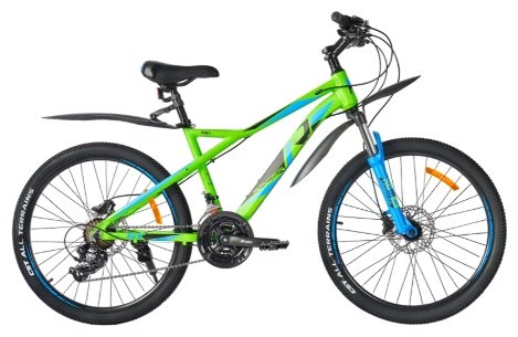 Велосипед Racer Racer 24 GT 360HD 16&#34; disk 2024 16 дюймов зеленый