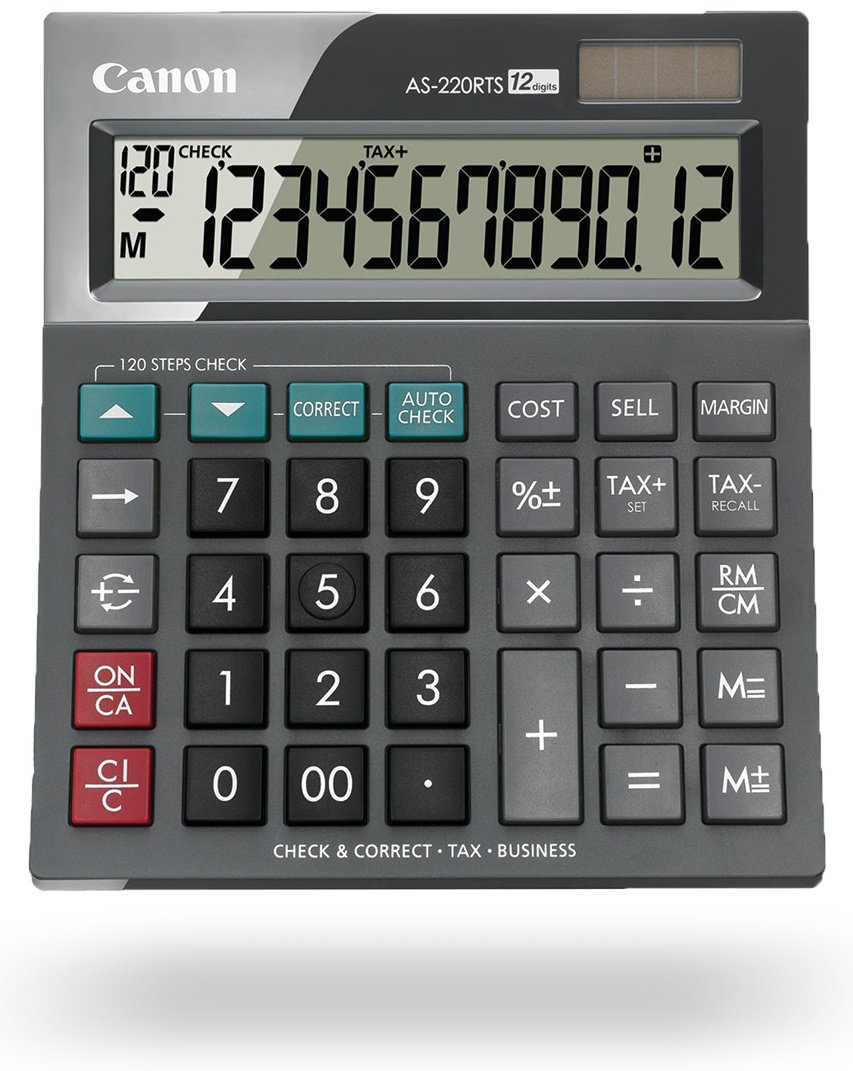 Canon AS-220RTS, 12-разрядный, черный