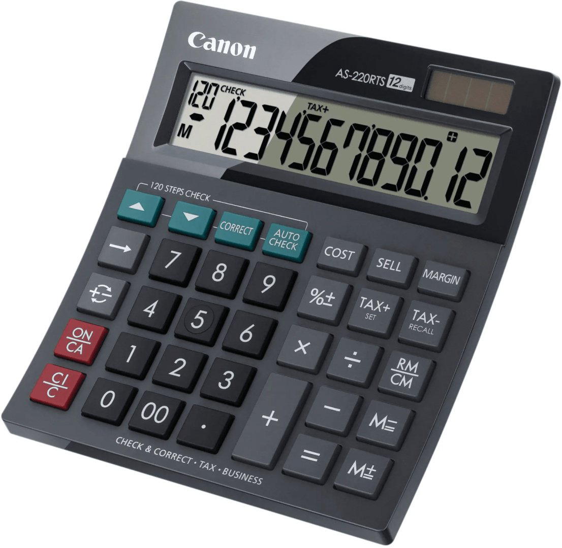 Canon AS-220RTS, 12-разрядный, черный