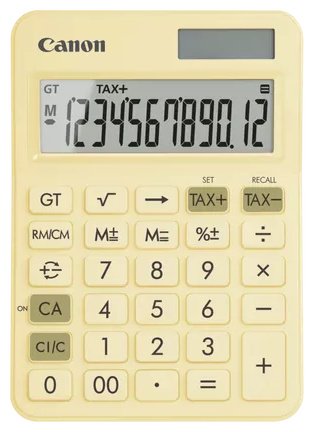 Canon LS-125KB, 12-разрядный, желтый