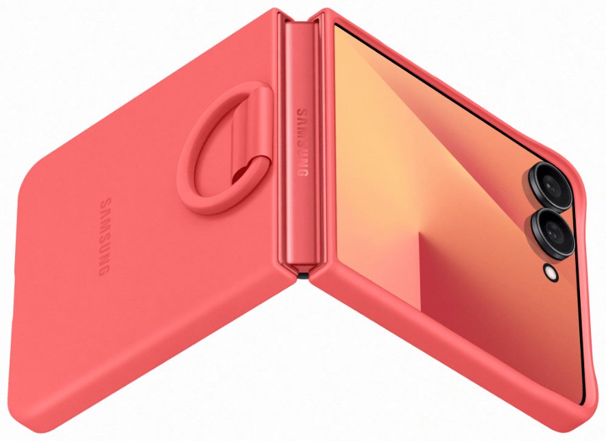 Чехол Samsung для Samsung Galaxy Z Flip7 красный - ForteMarket Чехол Samsung для Samsung Galaxy Z Flip7 красный купить,0