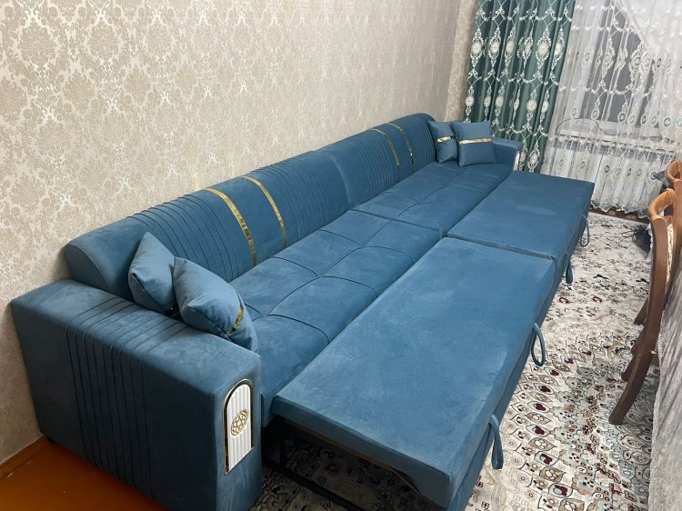 Диван Nilstone 2 комплект (2 дивана), 400х90 см, обивка ткань, голубой - ForteMarket Диван Nilstone 2 комплект (2 дивана), 400х90 см, обивка ткань, голубой купить,0
