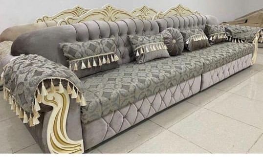 Диван Avangard, 400х65 см, обивка ткань, серый - ForteMarket Диван Avangard, 400х65 см, обивка ткань, серый купить,0