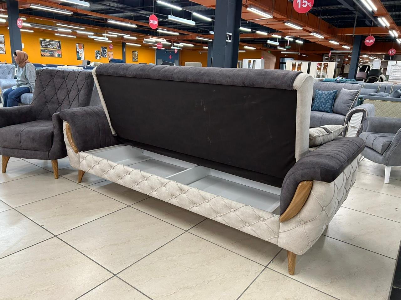Divalux Grant 642371328 комплект (2 кресла, диван прямой) обивка велюр, серый - ForteMarket Divalux Grant 642371328 комплект (2 кресла, диван прямой) обивка велюр, серый купить,0