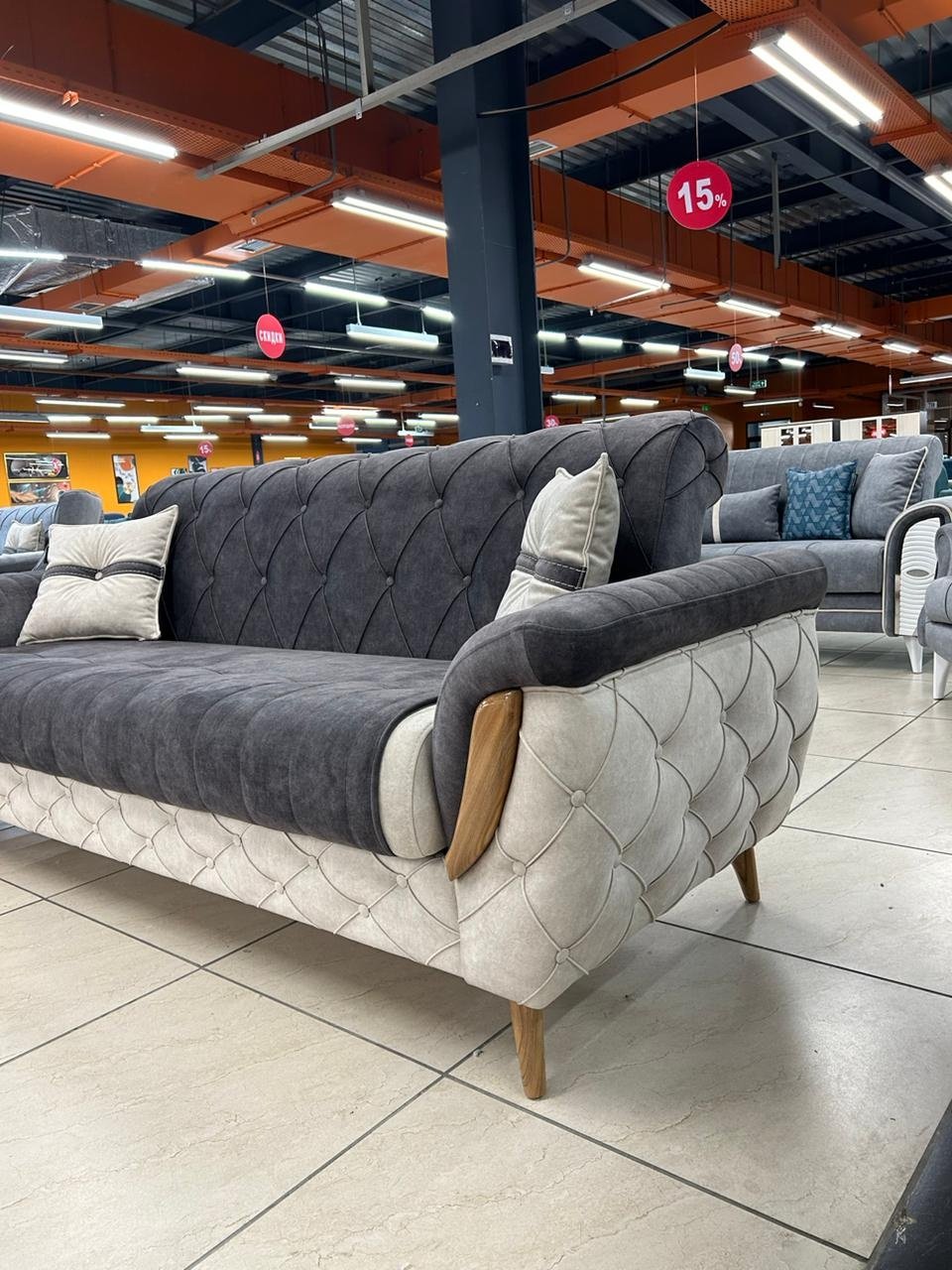 Divalux Grant 642371328 комплект (2 кресла, диван прямой) обивка велюр, серый - ForteMarket Divalux Grant 642371328 комплект (2 кресла, диван прямой) обивка велюр, серый купить,0