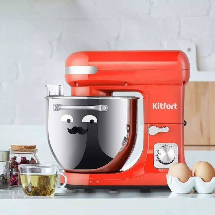 Миксер Kitfort КТ-3416-1 красный - ForteMarket Миксер Kitfort КТ-3416-1 красный купить,69190