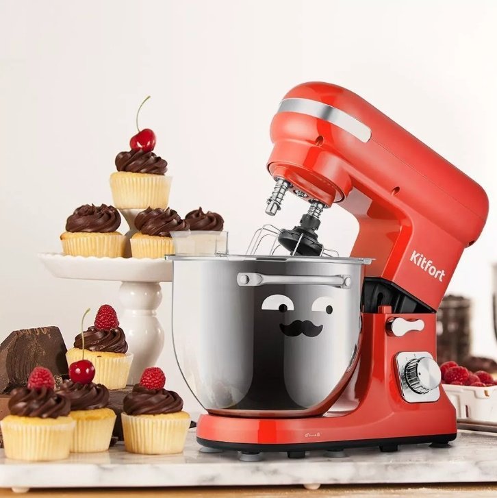 Миксер Kitfort КТ-3416-1 красный - ForteMarket Миксер Kitfort КТ-3416-1 красный купить,0