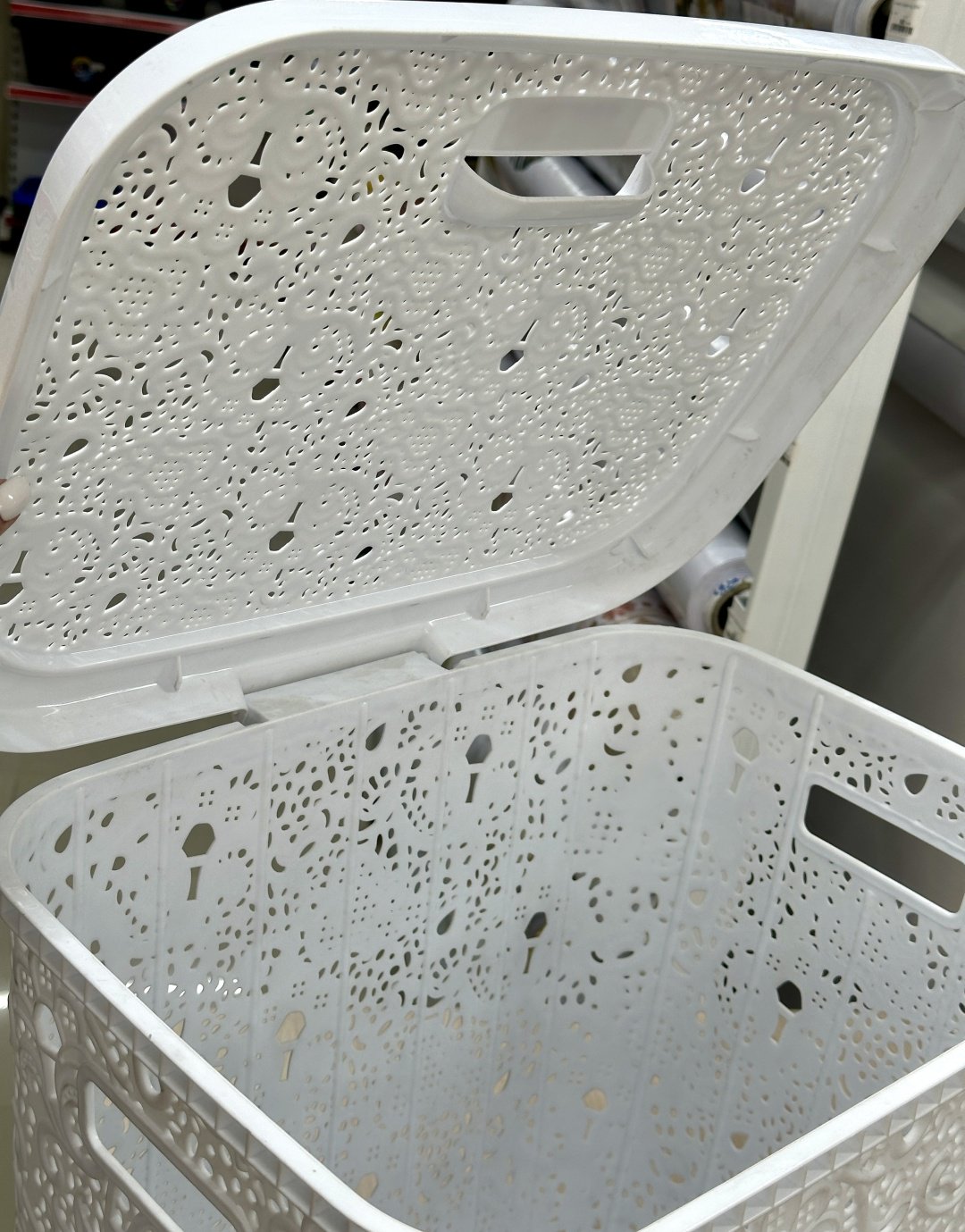 Корзина для белья 44.5x36x56 см, пластик - ForteMarket Корзина для белья 44.5x36x56 см, пластик купить,0