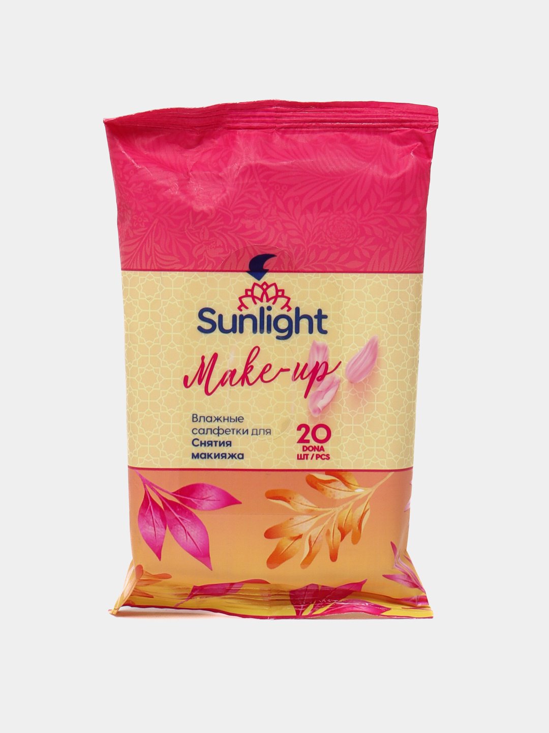 Влажные салфетки Sunlight Make Up 20шт 20 шт