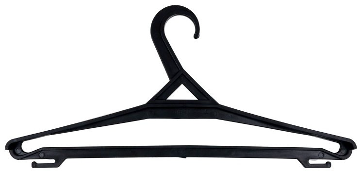 Вешалка PLASTIKA 4870007561561 черный 1 шт купить,NaN