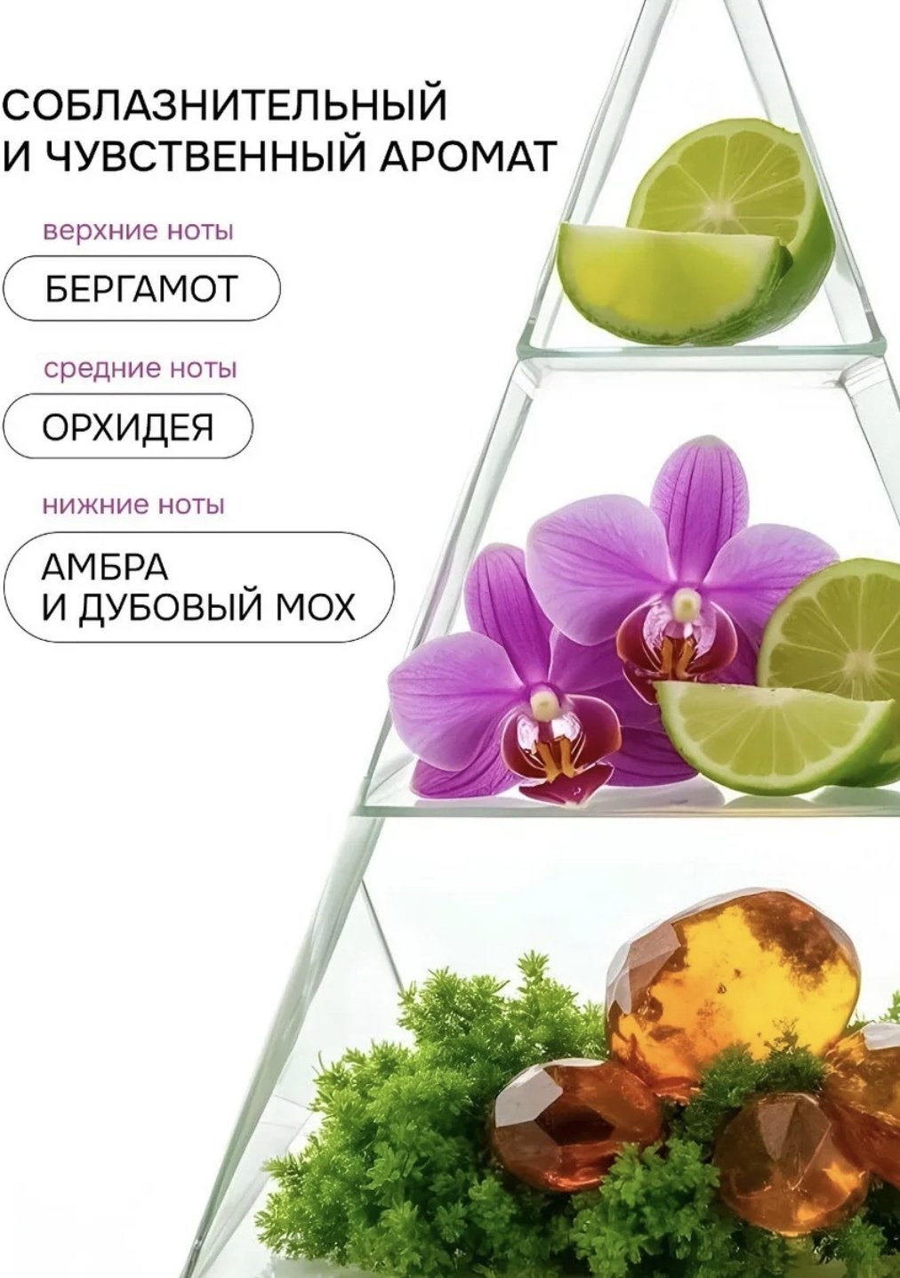 Lavandel Амбра и орхидея гель 1000 мл - ForteMarket Lavandel Амбра и орхидея гель 1000 мл купить,0