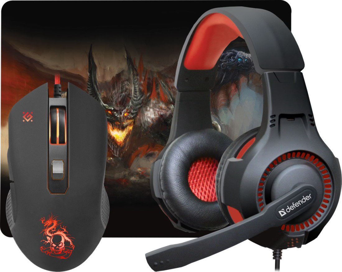 Комплект игровой Defender Devourer MHP-006 Black