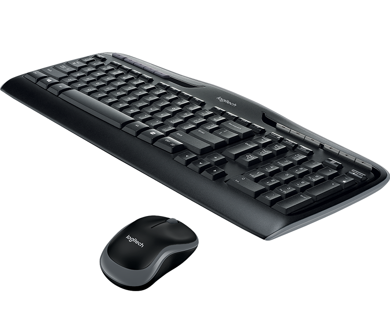 Клавиатура+мышь Logitech MK330 черная купить,0