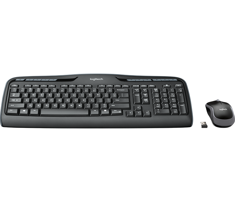 Клавиатура+мышь Logitech MK330 черная купить,0