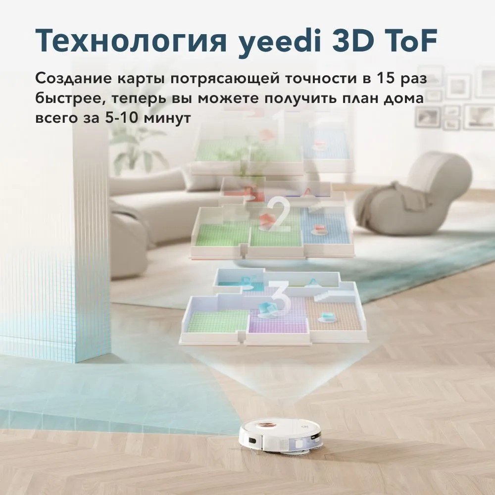 Робот-пылесос Yeedi YDTX11 белый купить,0