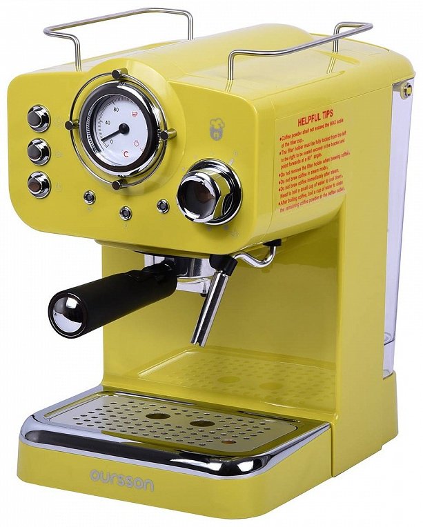 Кофеварка Oursson EM1500/GA желтый