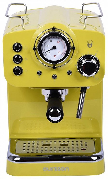 Кофеварка Oursson EM1500/GA желтый купить,0