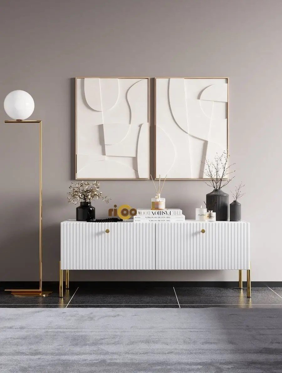 ТВ-тумба напольная Ricoo 973511, 48x114x36 см, белый