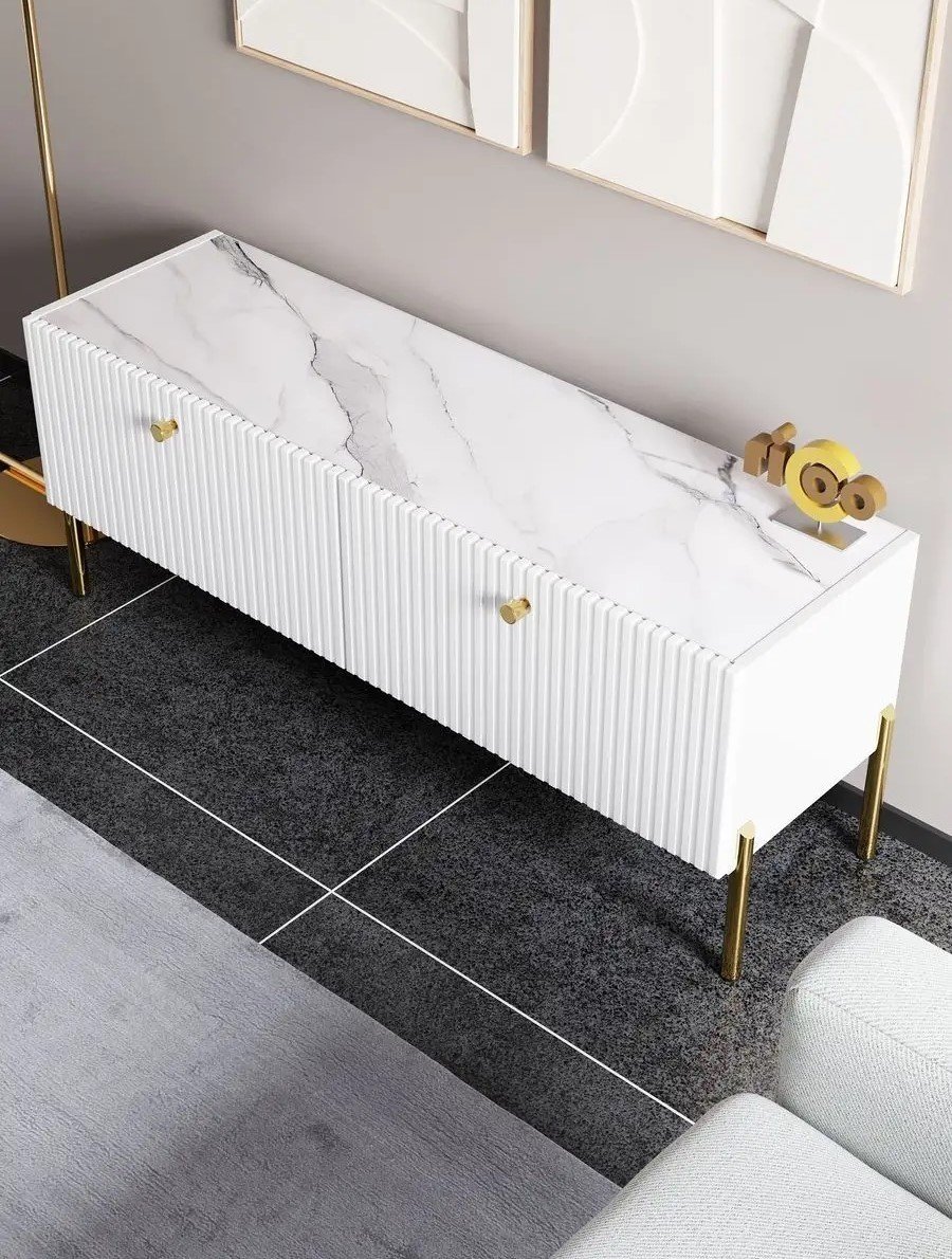 ТВ-тумба напольная Ricoo 973511, 48x114x36 см, белый купить,0